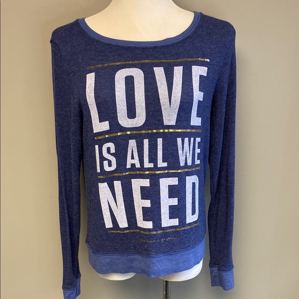 Spiritual Gangster Blue Long Sleeve Tee